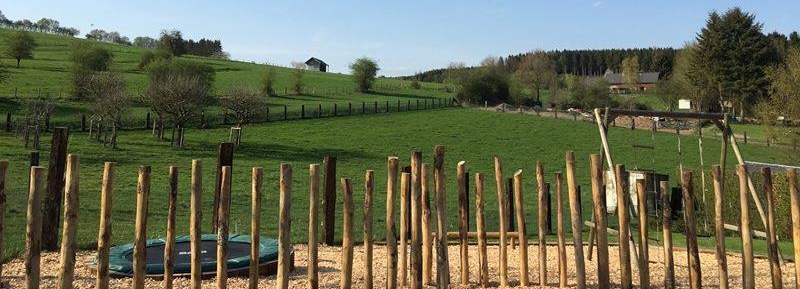 Tuin vakantiewoning Achouffe